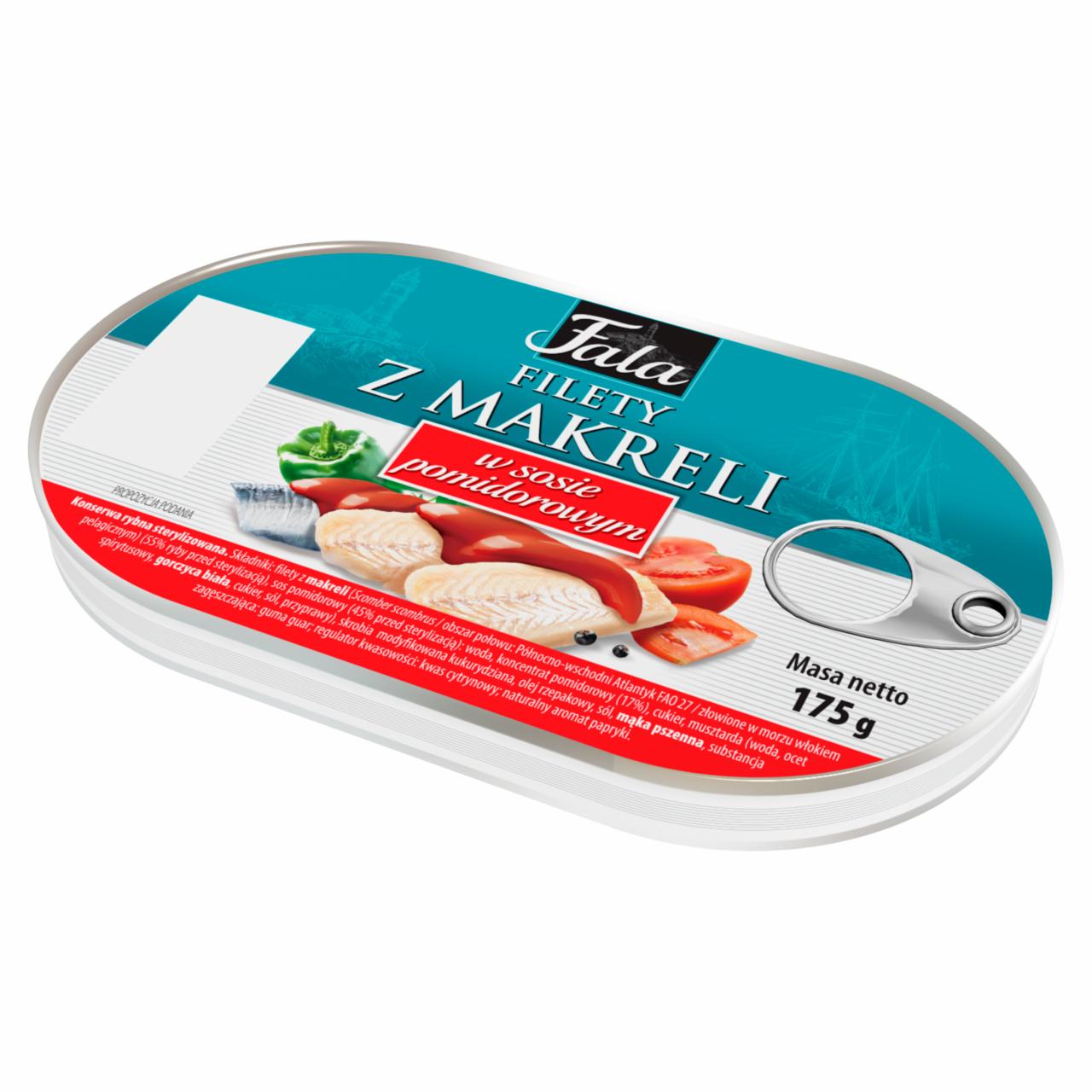 Zdjęcia - Fala Filety z makreli w sosie pomidorowym 175 g