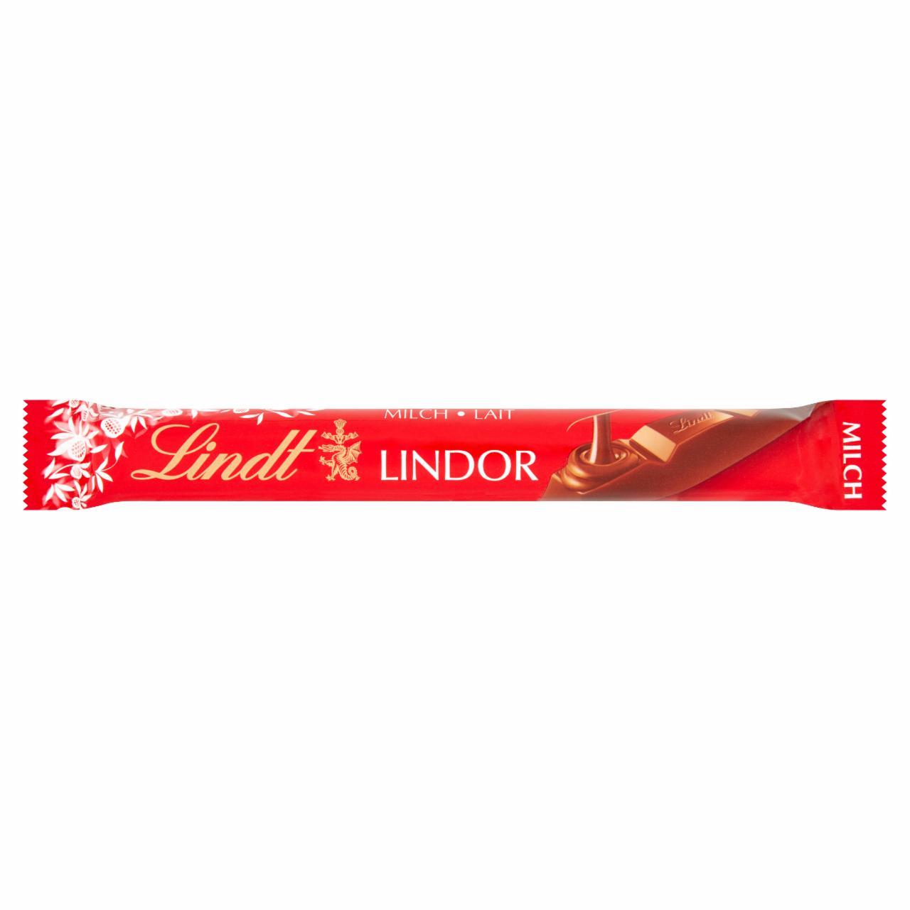 Zdjęcia - Lindt Lindor Czekolada mleczna z nadzieniem 38 g