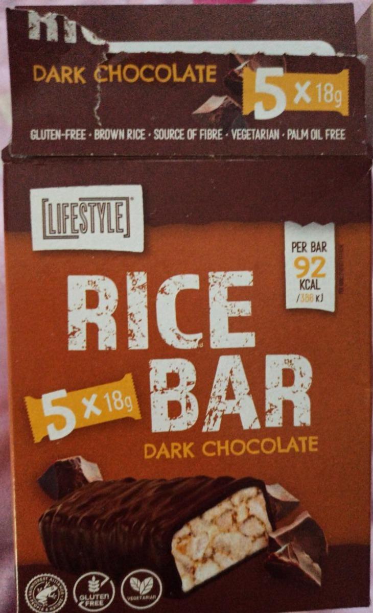 Zdjęcia - Rice bar Dark chocolate Lifestyle