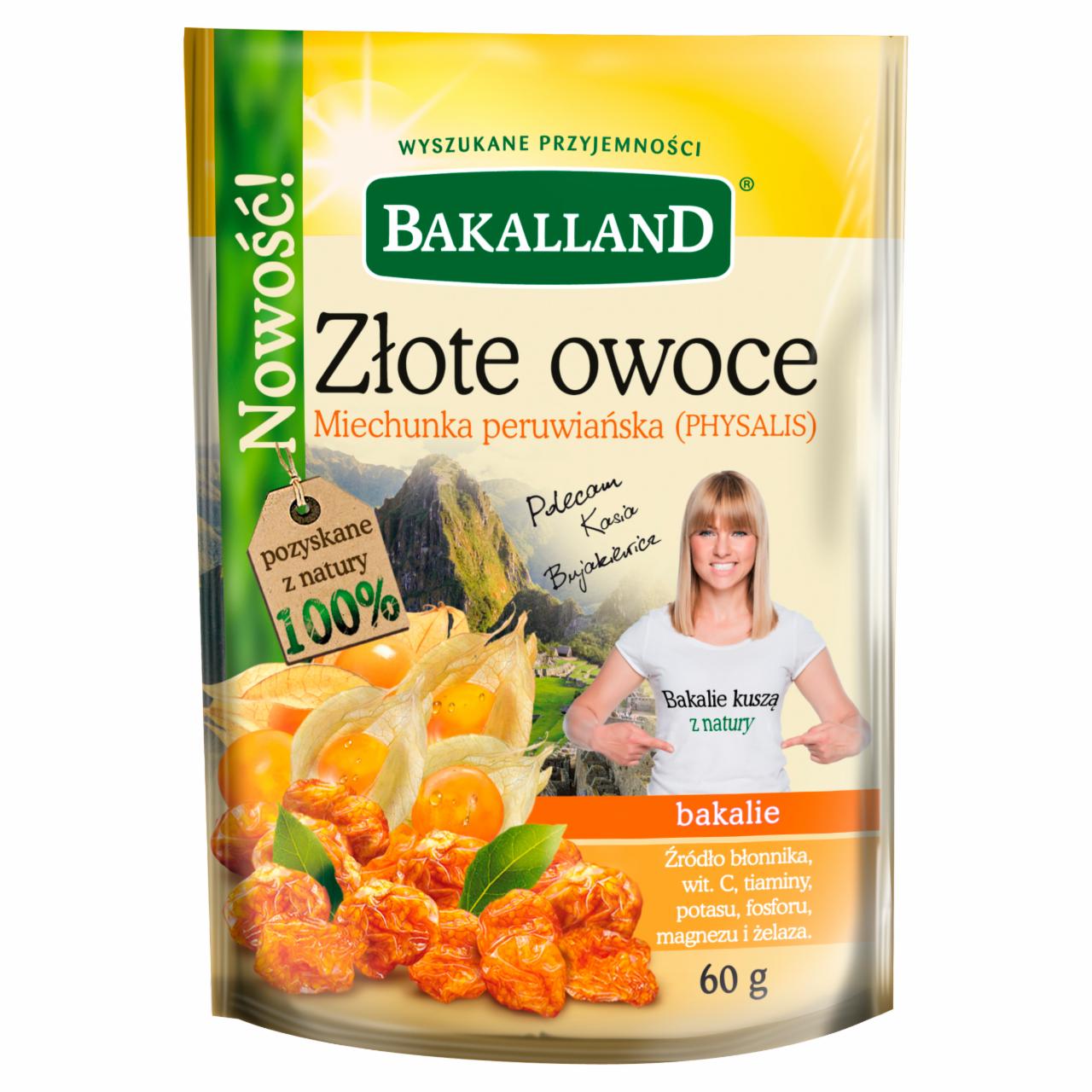 Zdjęcia - Bakalland Złote owoce Miechunka peruwiańska 60 g