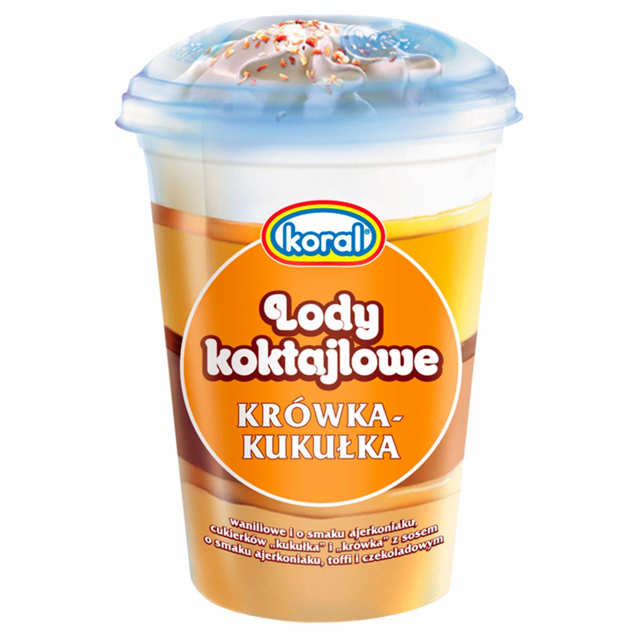 Zdjęcia - Koral Lody koktajlowe krówka-kukułka 1 l