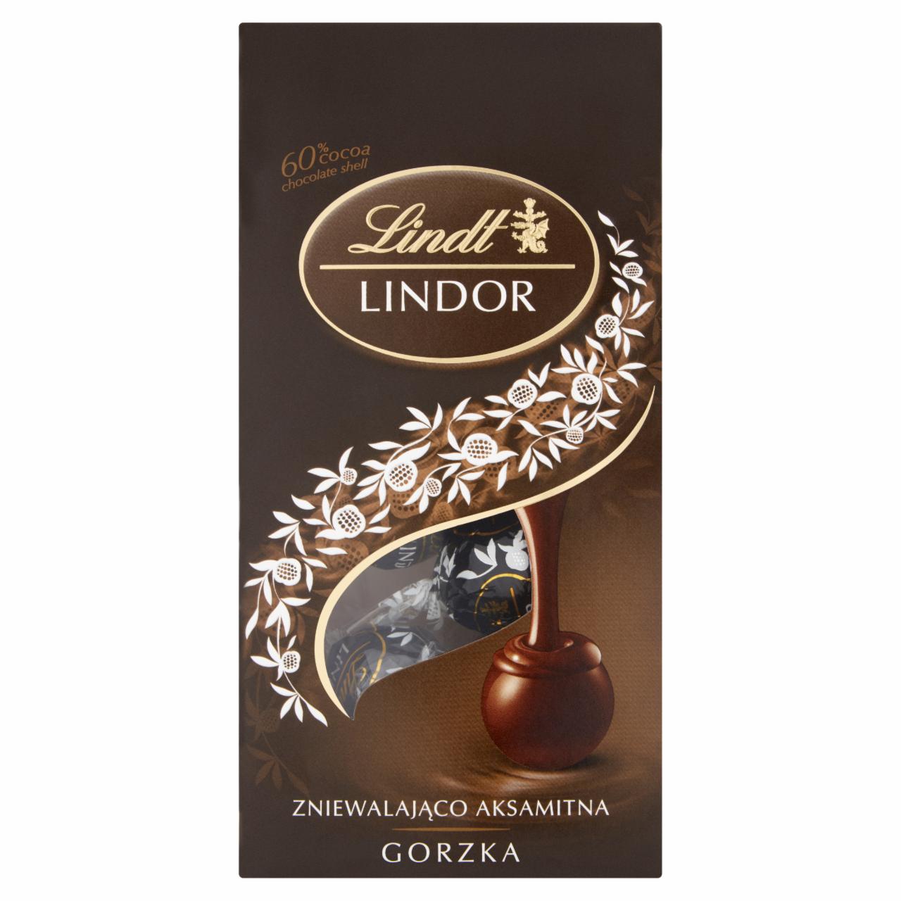 Zdjęcia - Lindt Lindor Praliny z gorzkiej czekolady 60% kakao 98 g