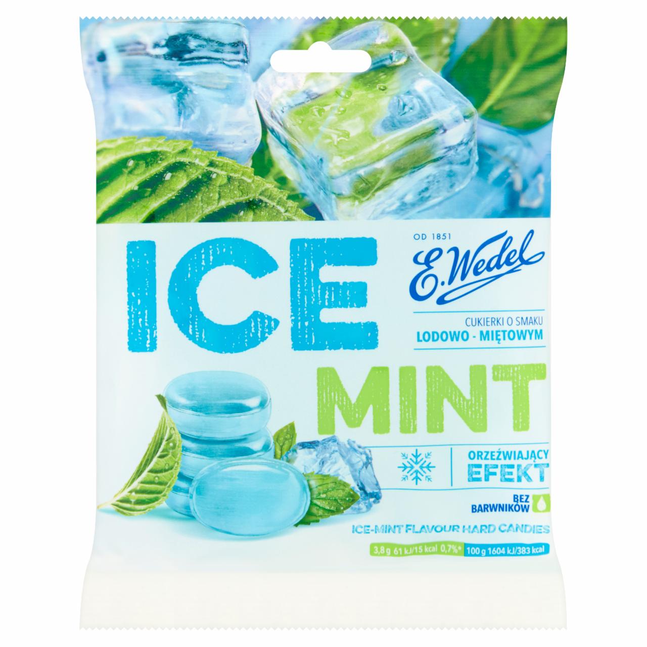 Zdjęcia - E. Wedel Ice Mint Cukierki o smaku lodowo-miętowym 90 g