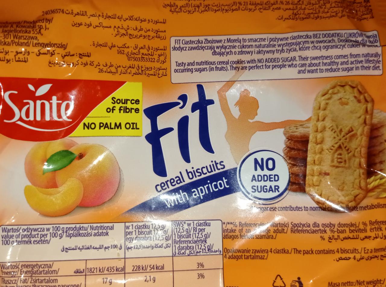 Zdjęcia - fit cereal biscuits sante