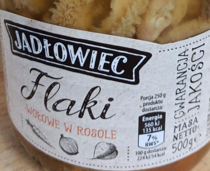 Zdjęcia - Flaki wołowe w rosole Jadłowiec