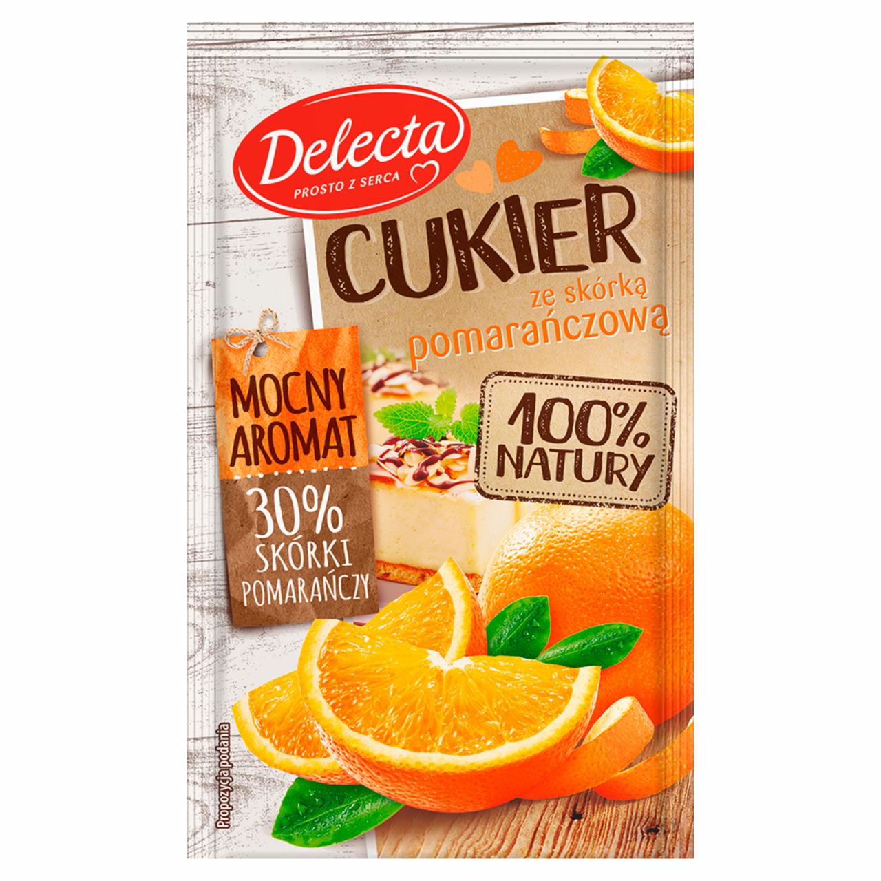 Zdjęcia - Delecta Premium Cukier ze skórką pomarańczową 15 g