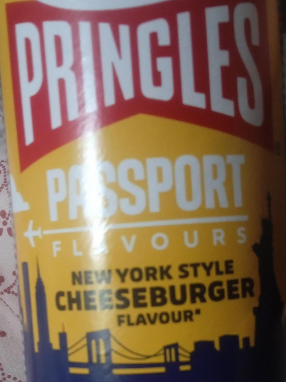 Zdjęcia - New York Style Cheeseburger Flavour Pringles