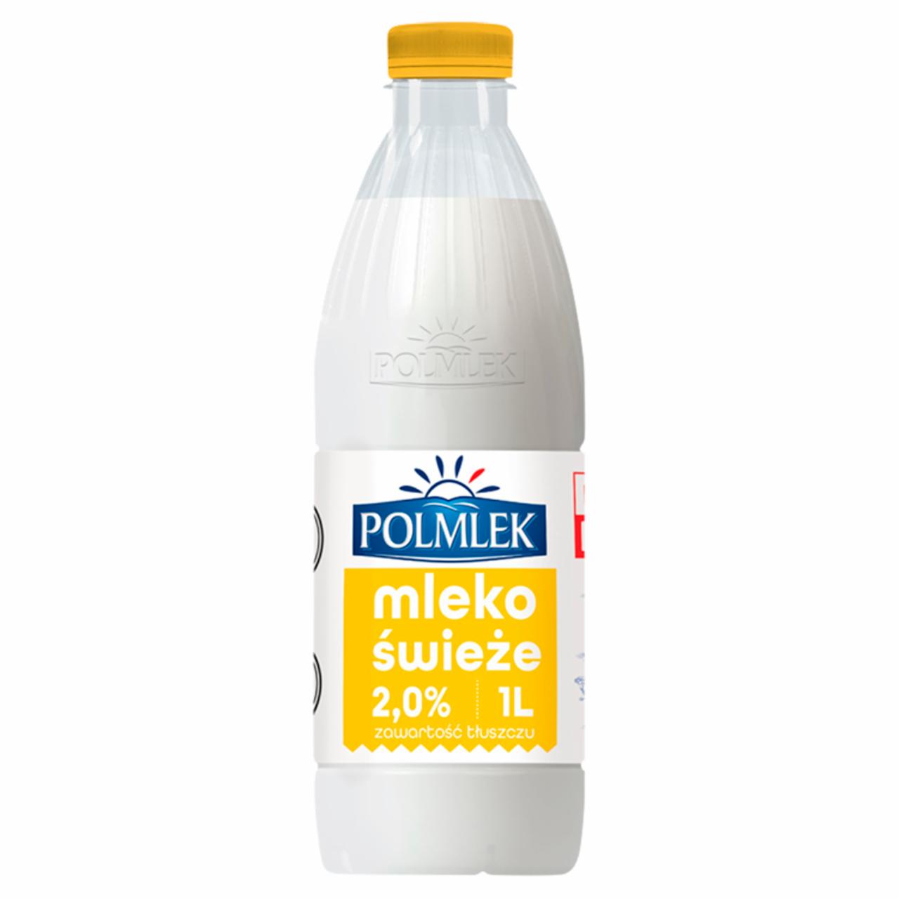 Zdjęcia - Polmlek Mleko świeże 2,0% 1 l