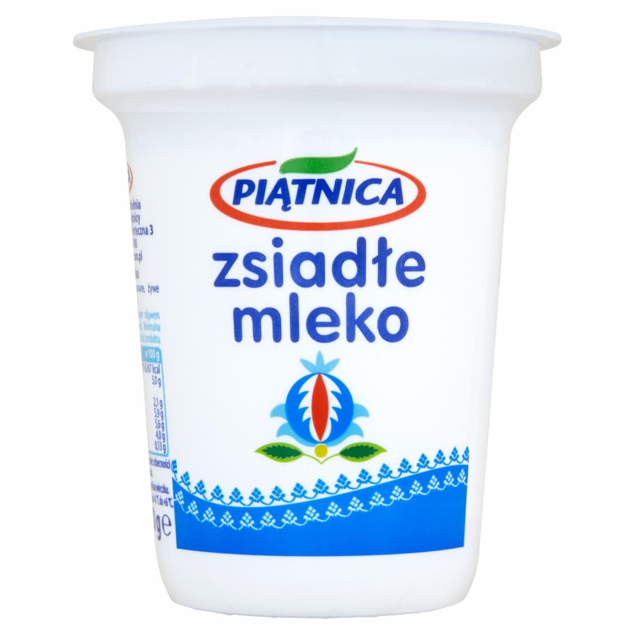 Zdjęcia - Piątnica Zsiadłe mleko 330 g