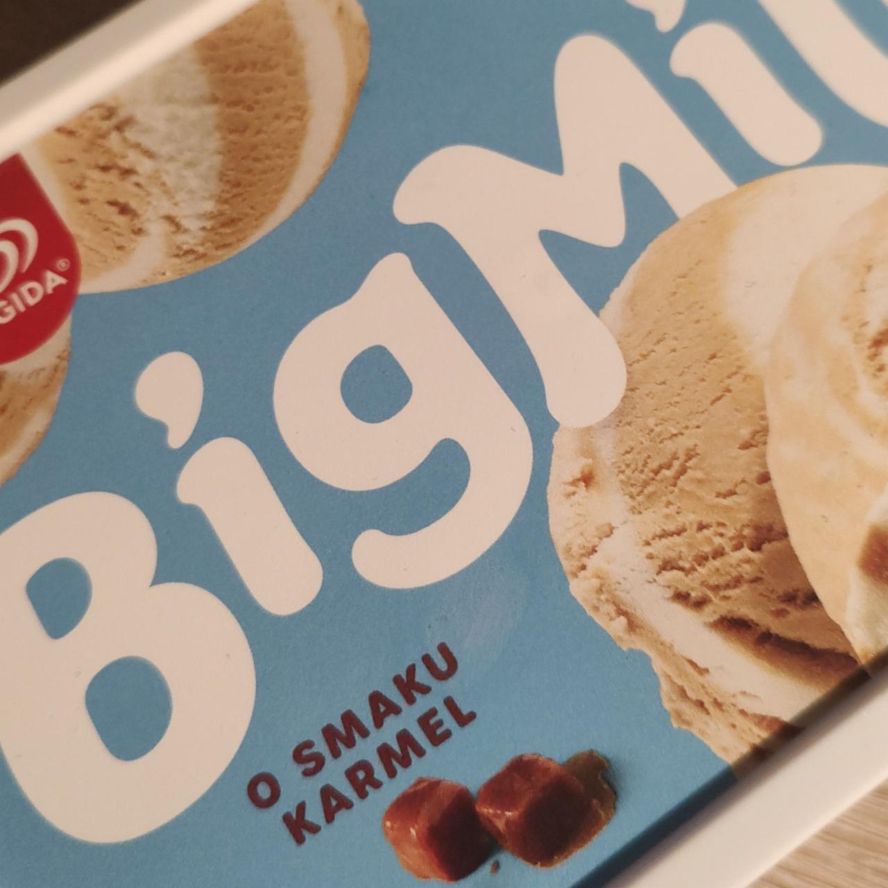 Zdjęcia - Lody o smaku śmietankowym i karmelowym BigMilk Algida