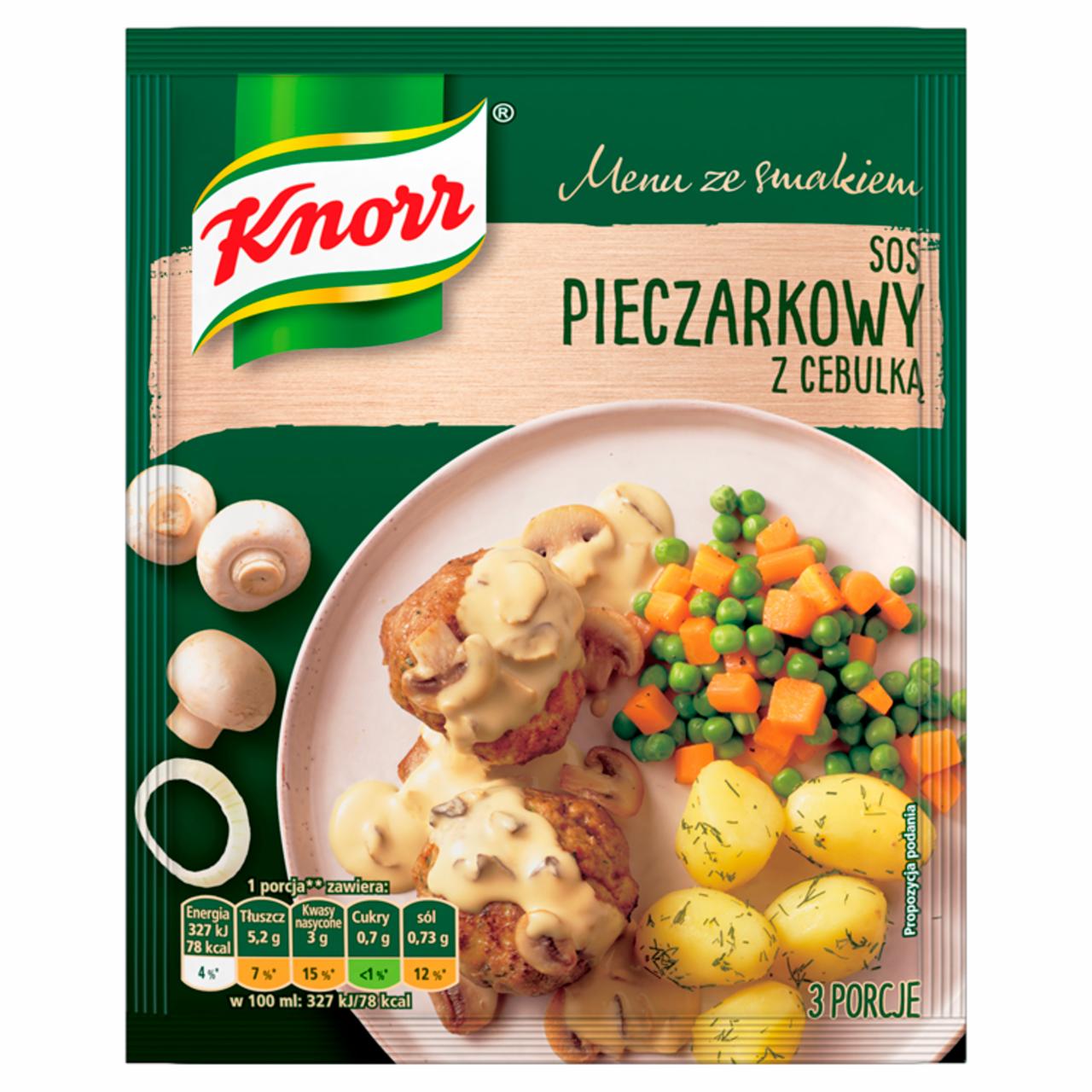 Zdjęcia - Knorr Menu ze smakiem Sos do pieczeni z cebulką 32 g