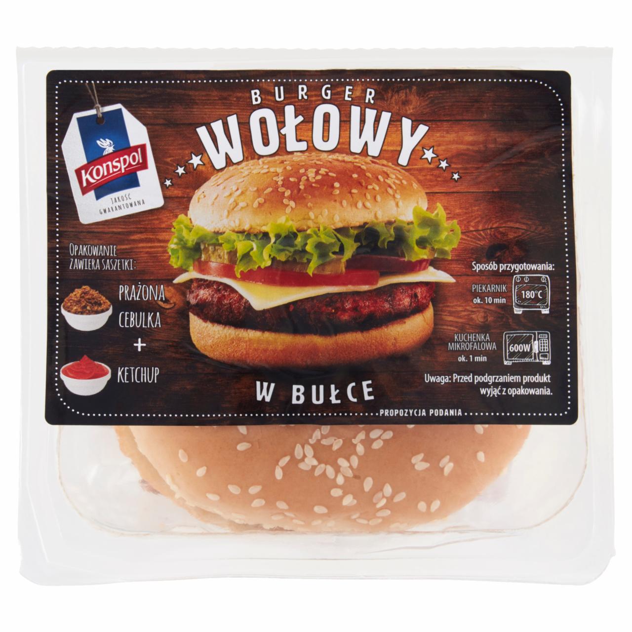 Zdjęcia - Burger wołowy w bułce Konspol