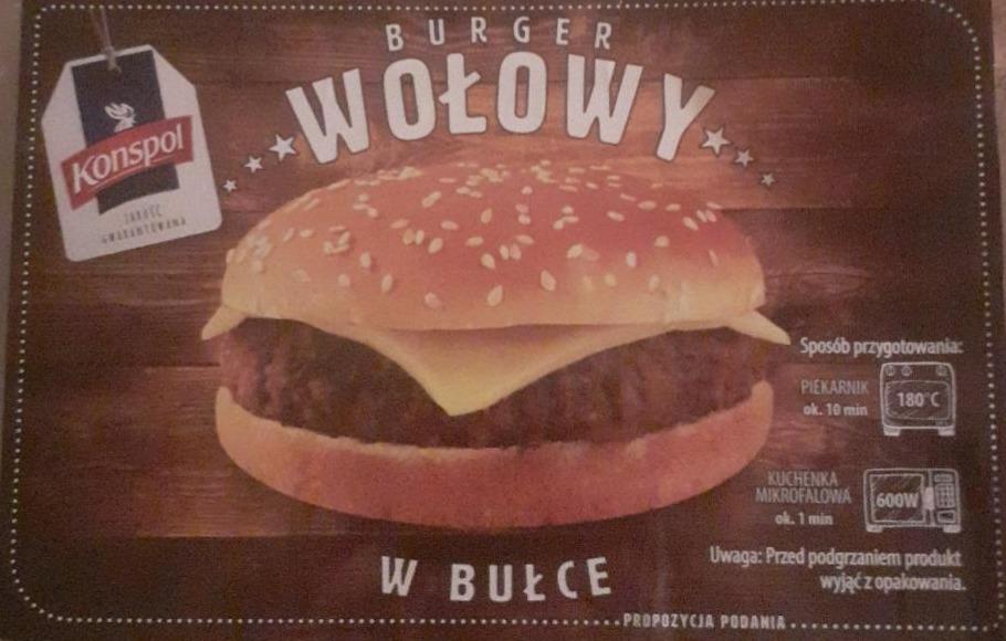 Zdjęcia - Burger wołowy w bułce Konspol