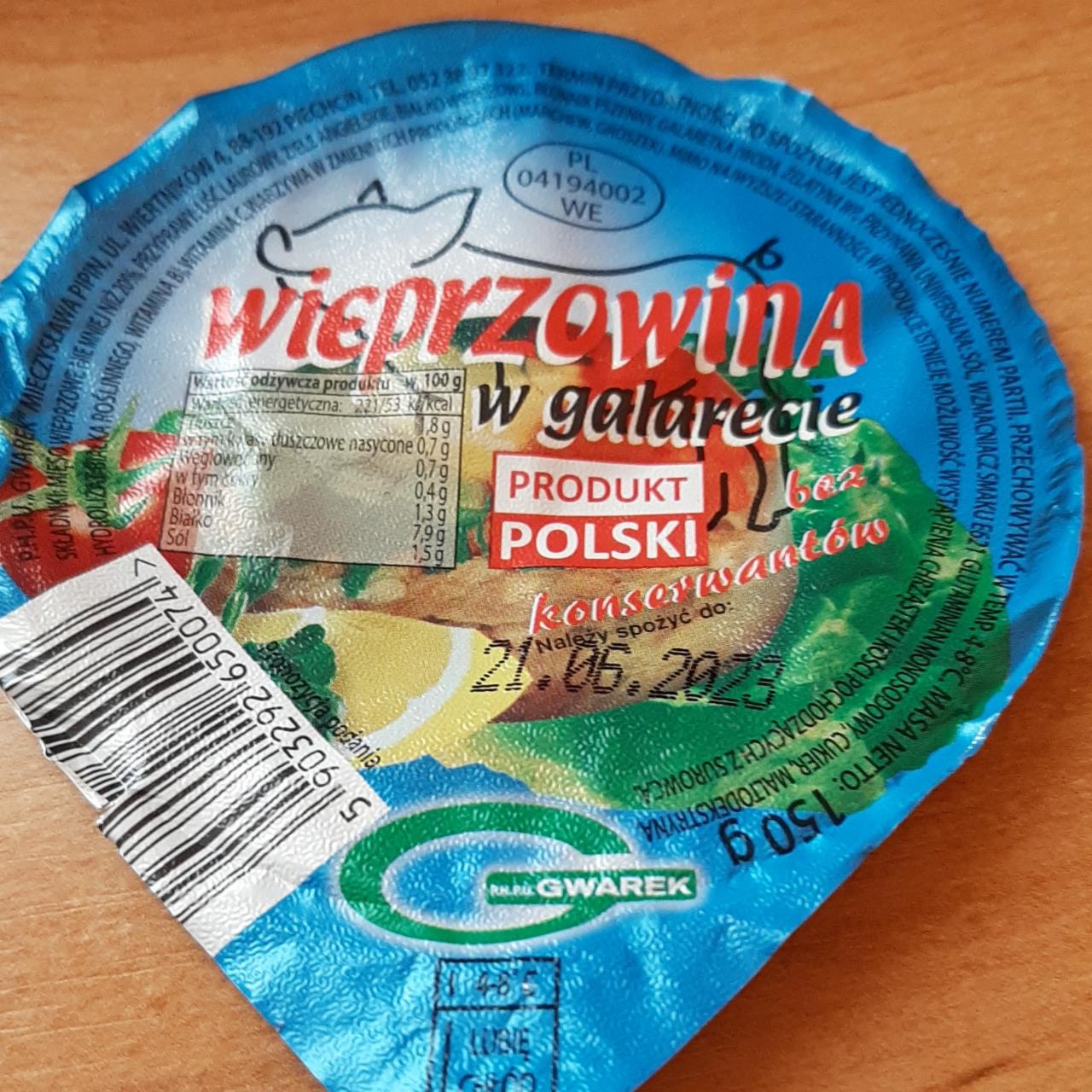 Zdjęcia - Wieprzowina w galarecie Gwarek