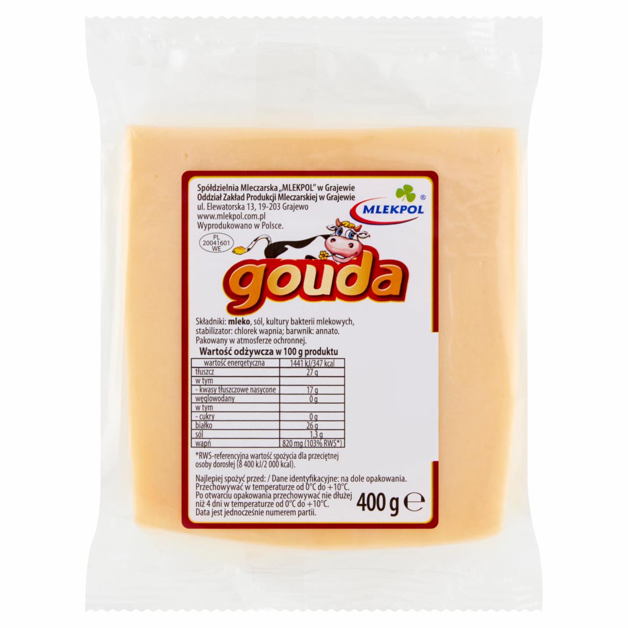 Zdjęcia - Mlekpol Ser Gouda 400 g