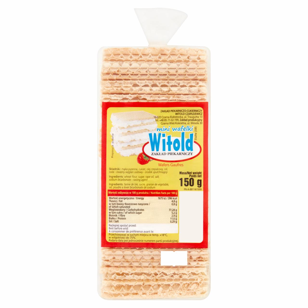 Zdjęcia - Mini wafelki suche 150 g