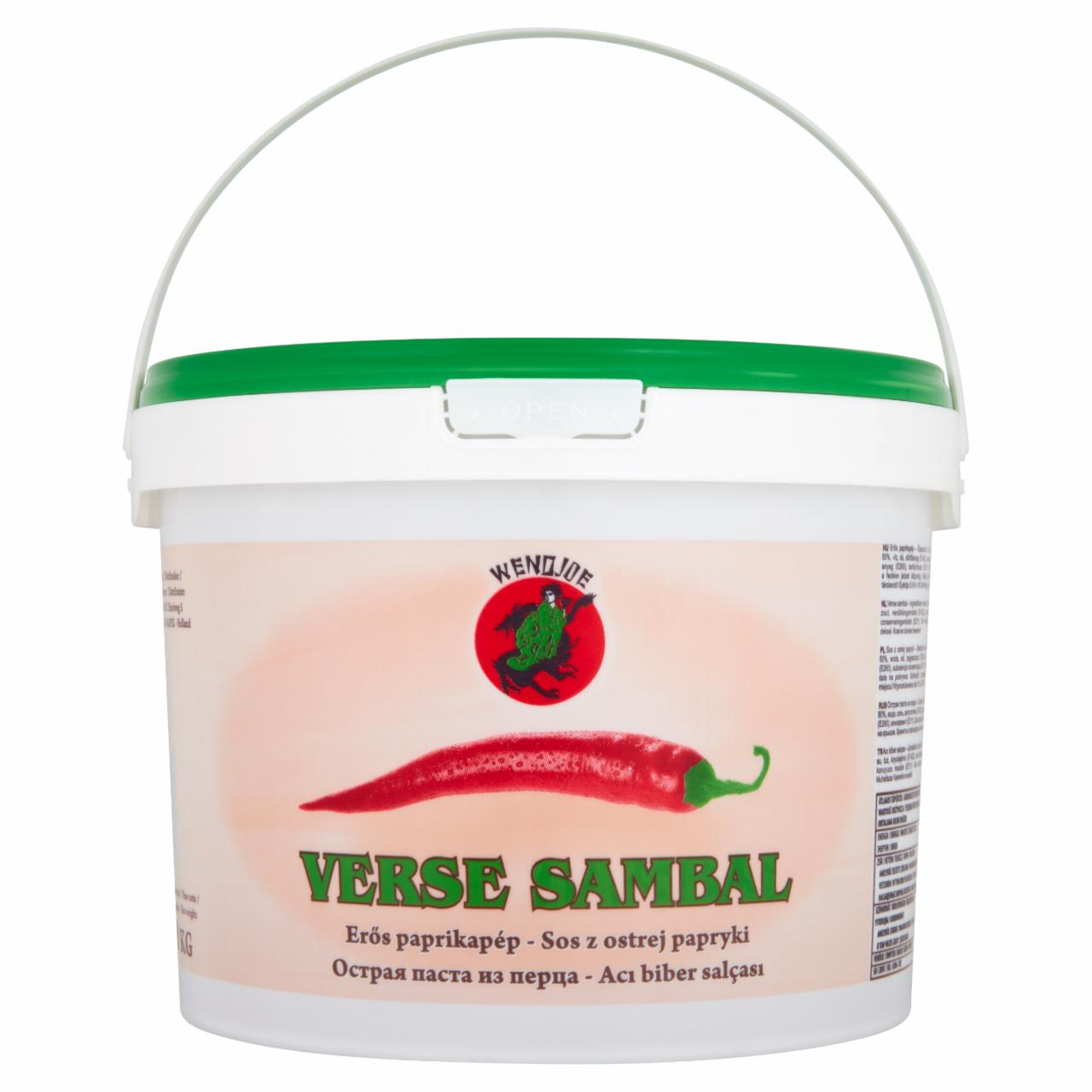 Zdjęcia - Verse Sambal Sos z ostrej papryki zielony 10 kg