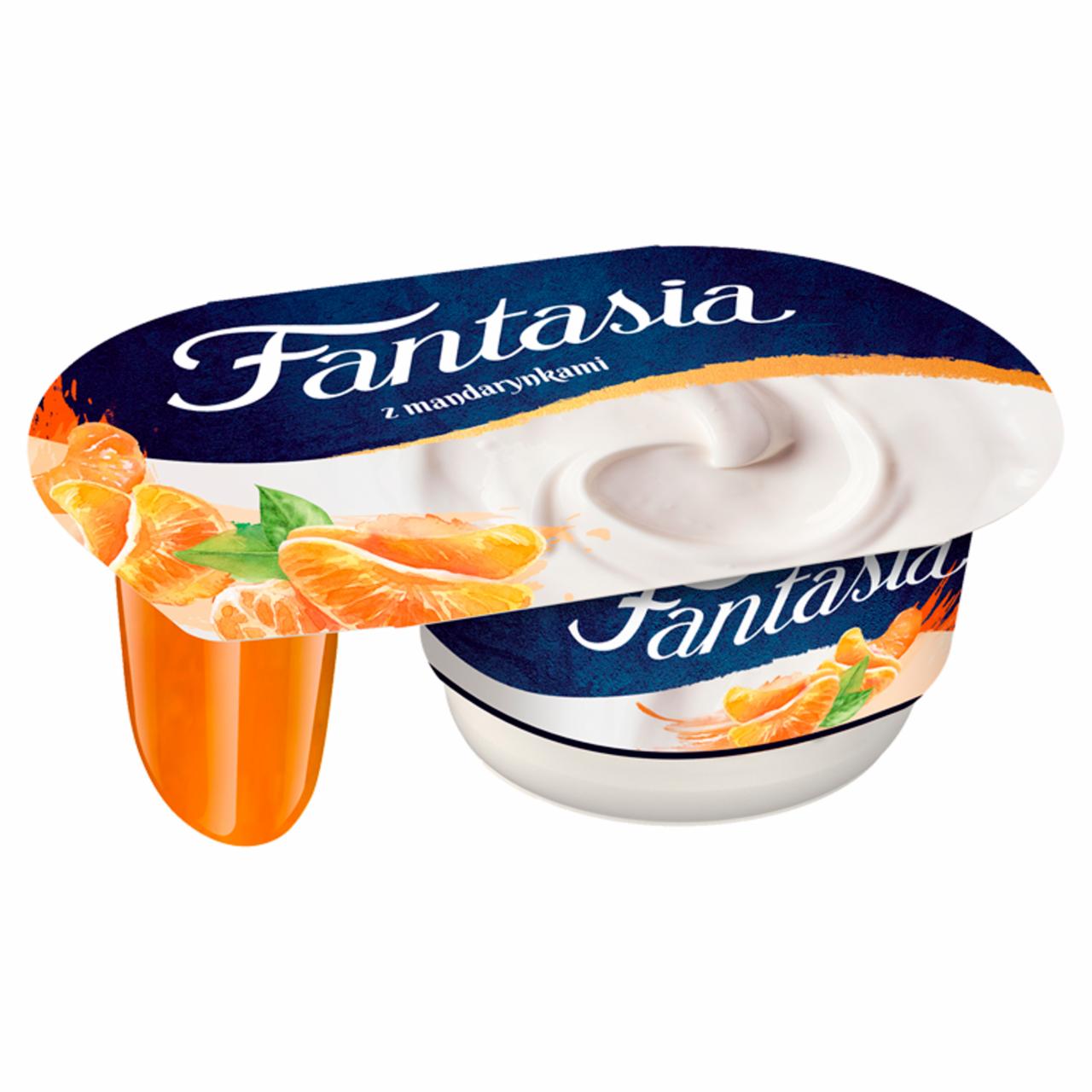 Zdjęcia - Danone Fantasia Jogurt kremowy z mandarynkami 122 g