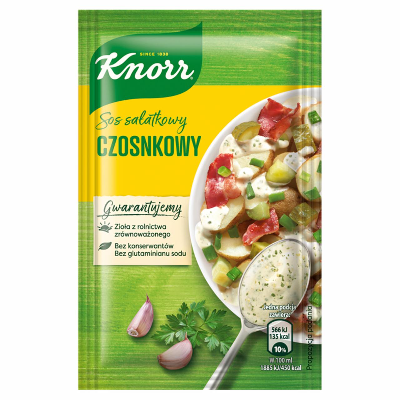 Zdjęcia - Knorr Sos sałatkowy czosnkowy 8 g