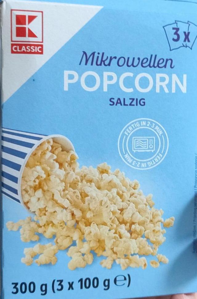 Zdjęcia - Mikrowellen popcorn salzig K-classic