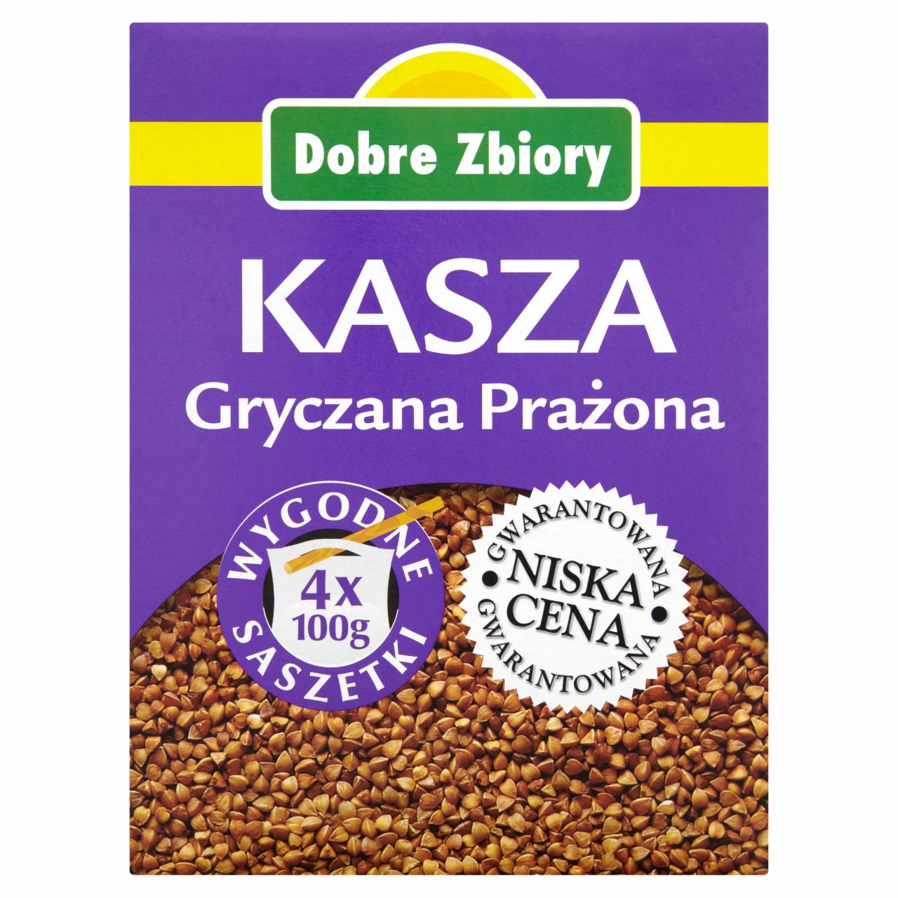 Zdjęcia - Dobre Zbiory Kasza gryczana prażona 400 g (4 torebki)