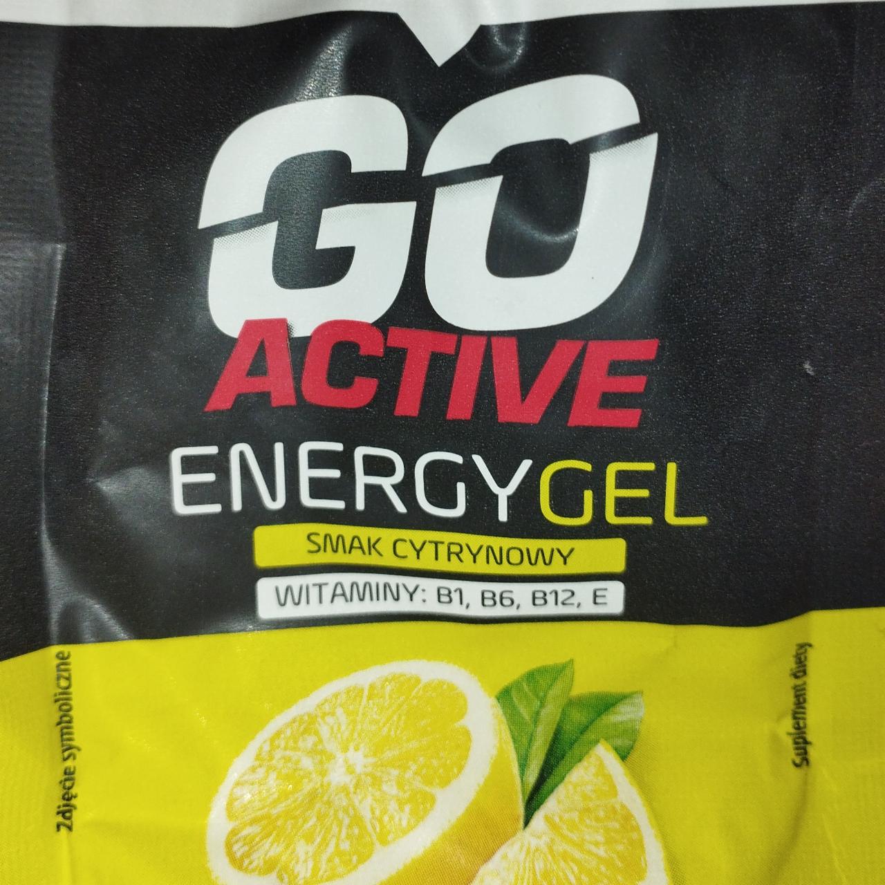Zdjęcia - Energy Gel smak cytrynowy Go Active