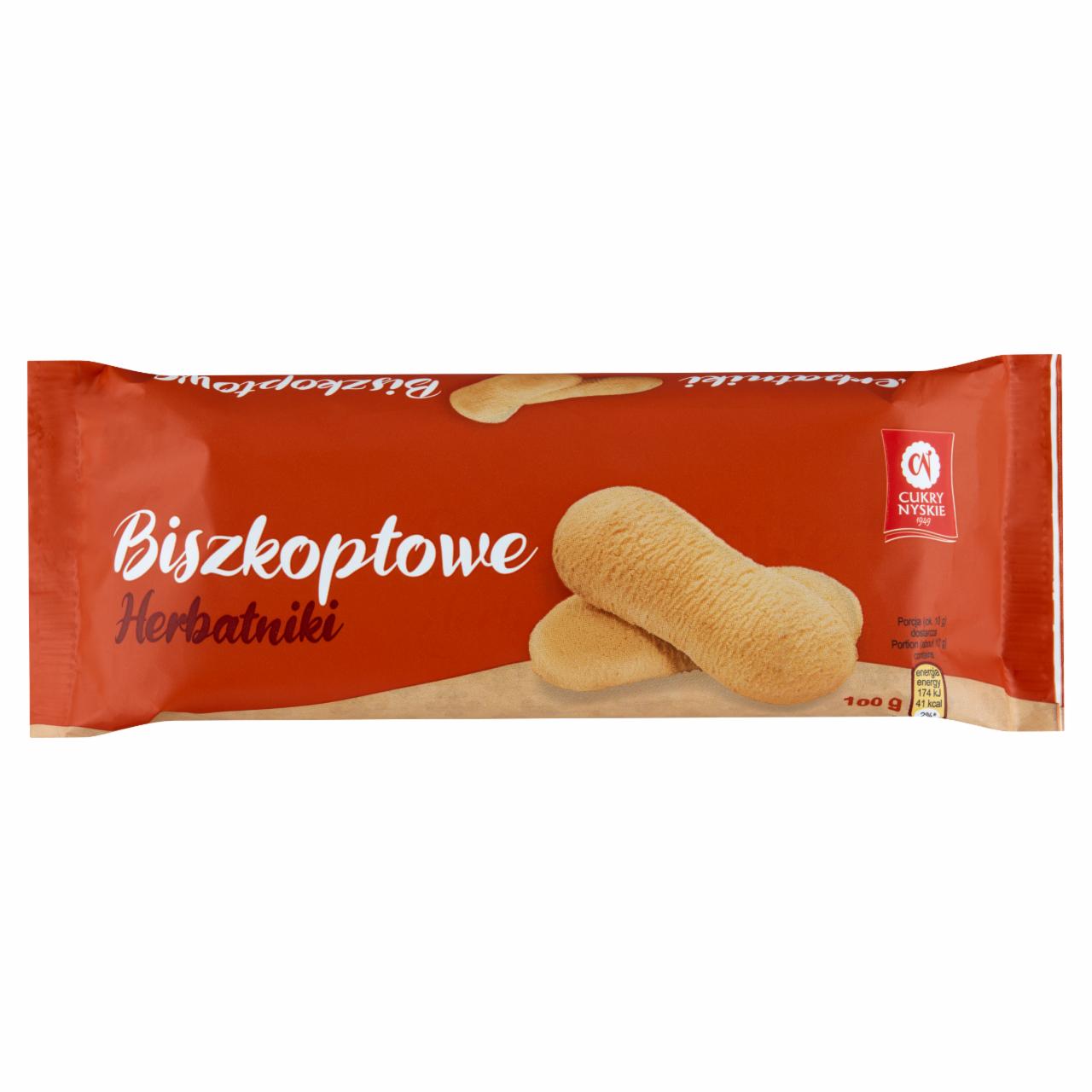 Zdjęcia - Cukry Nyskie Herbatniki biszkoptowe 100 g