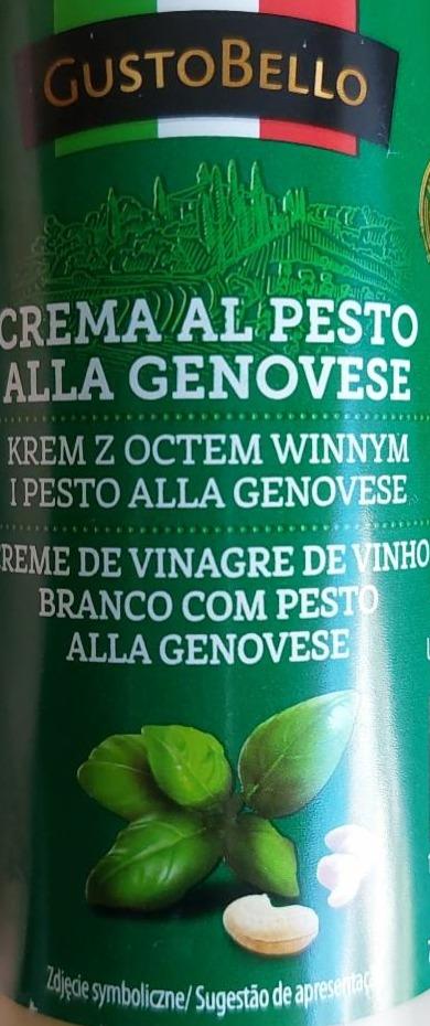 Zdjęcia - Krem z octem winnym i pesto alla genovese GustoBello