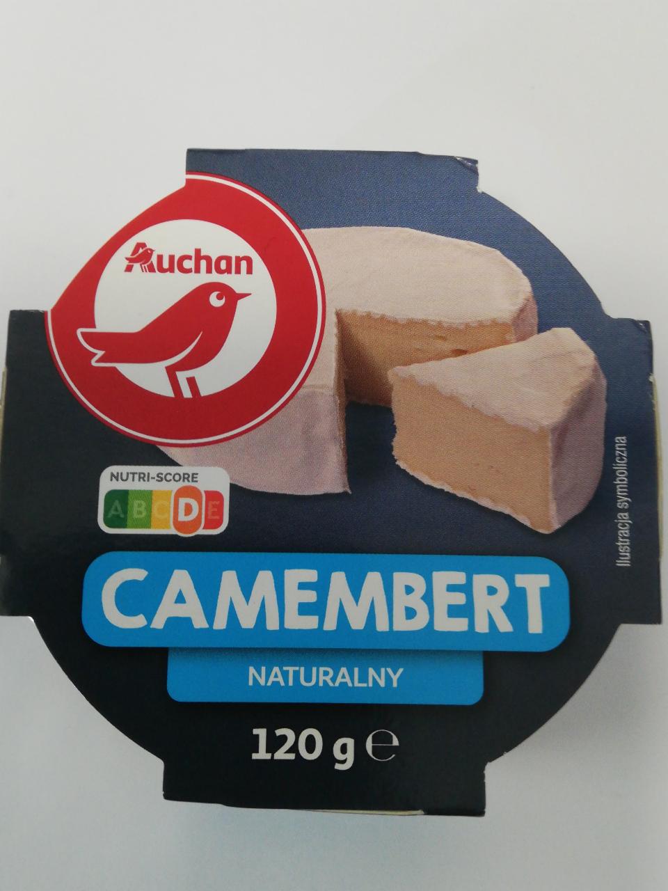 Zdjęcia - Camembert naturalny Auchan 120g