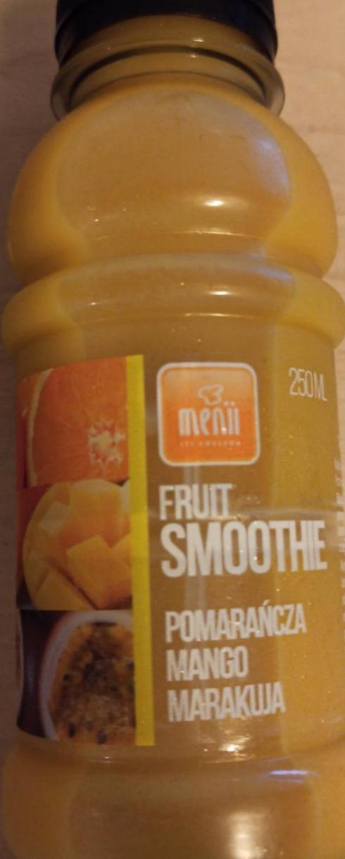Zdjęcia - Fruit smoothie pomarańcza, mango, marakuja Menii