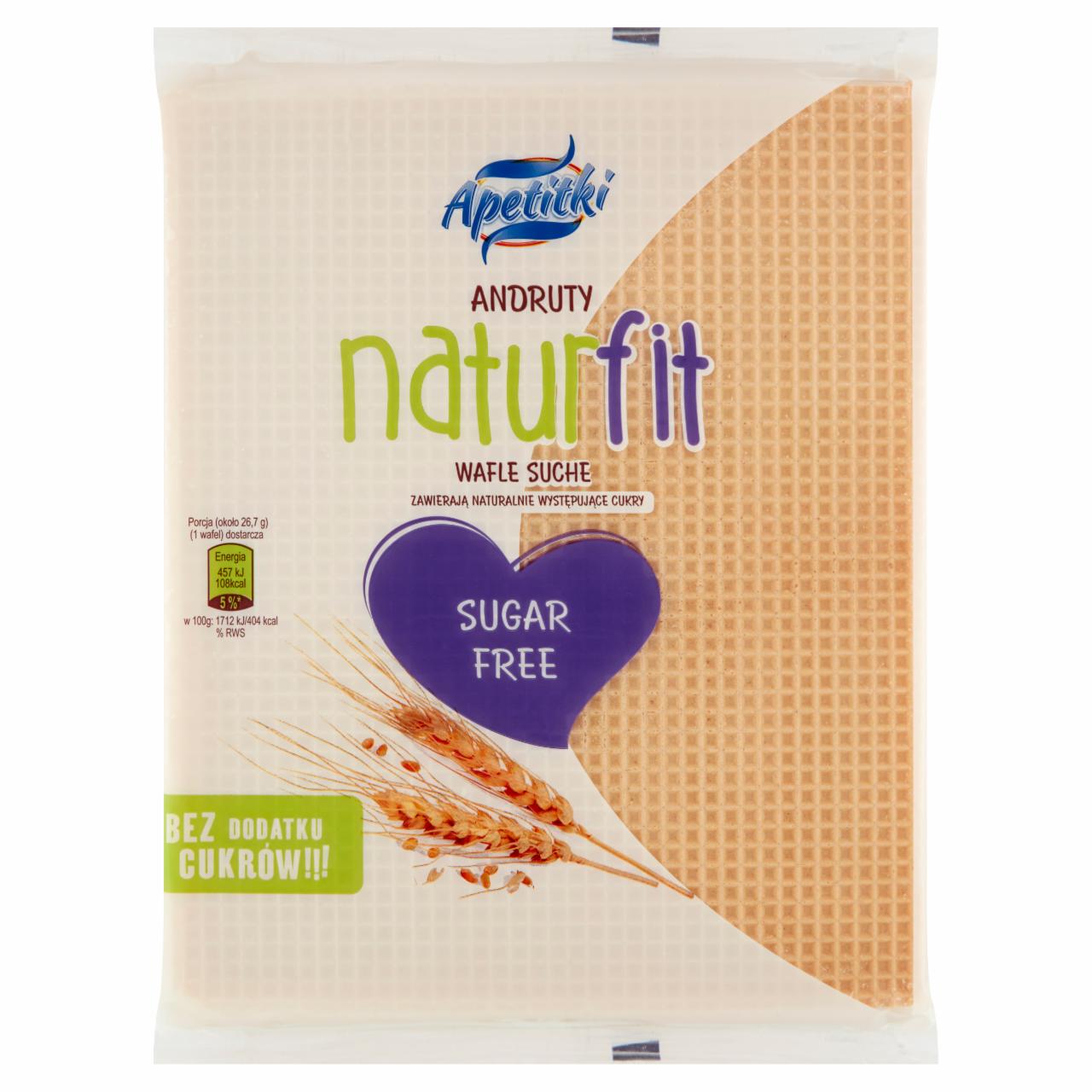 Zdjęcia - Apetitki Naturfit Andruty wafle suche 160 g