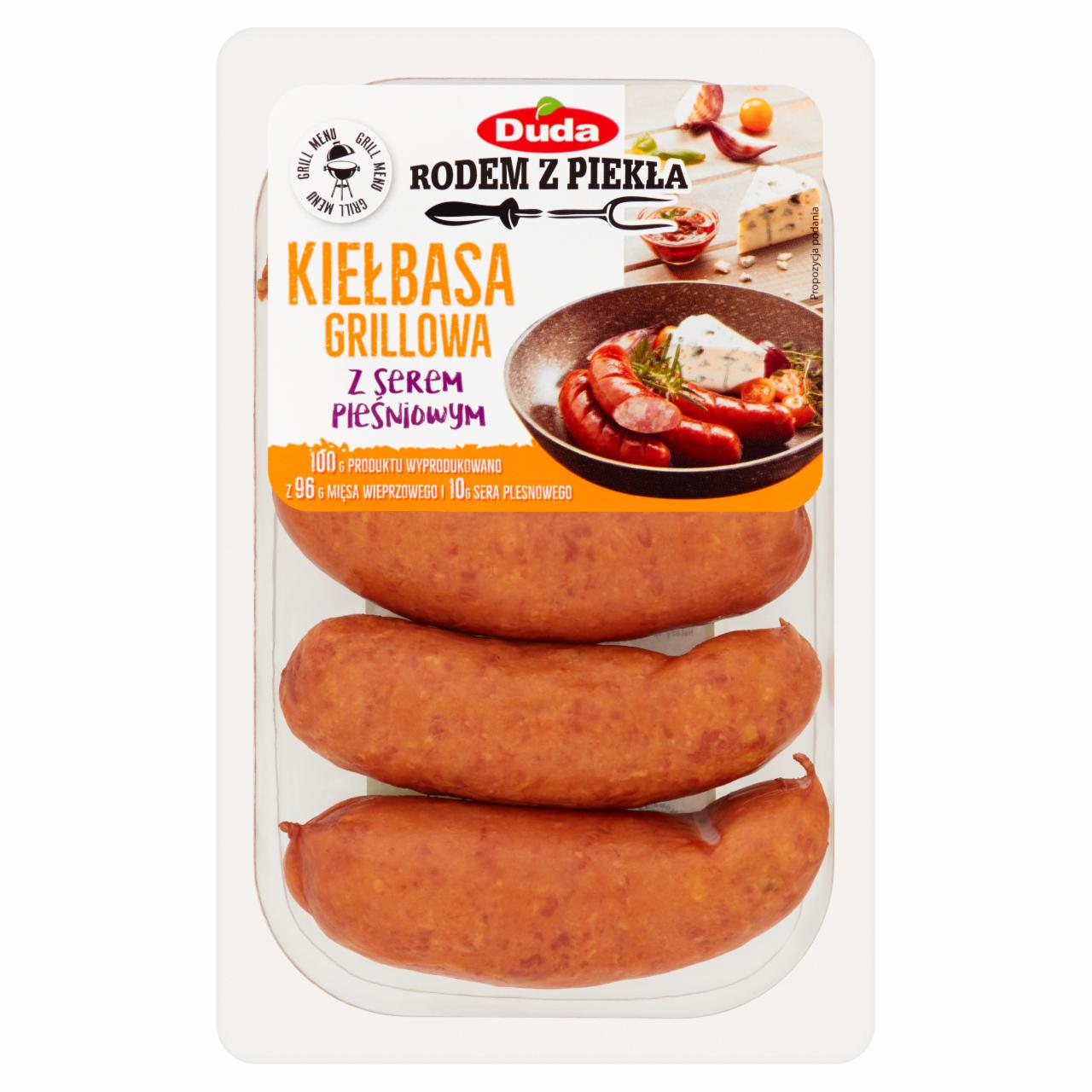 Zdjęcia - Duda Rodem z piekła Kiełbasa grillowa z serem pleśniowym 380 g