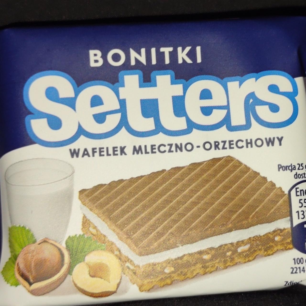 Zdjęcia - Setters wafelek mleczno orzechowy Bonitki