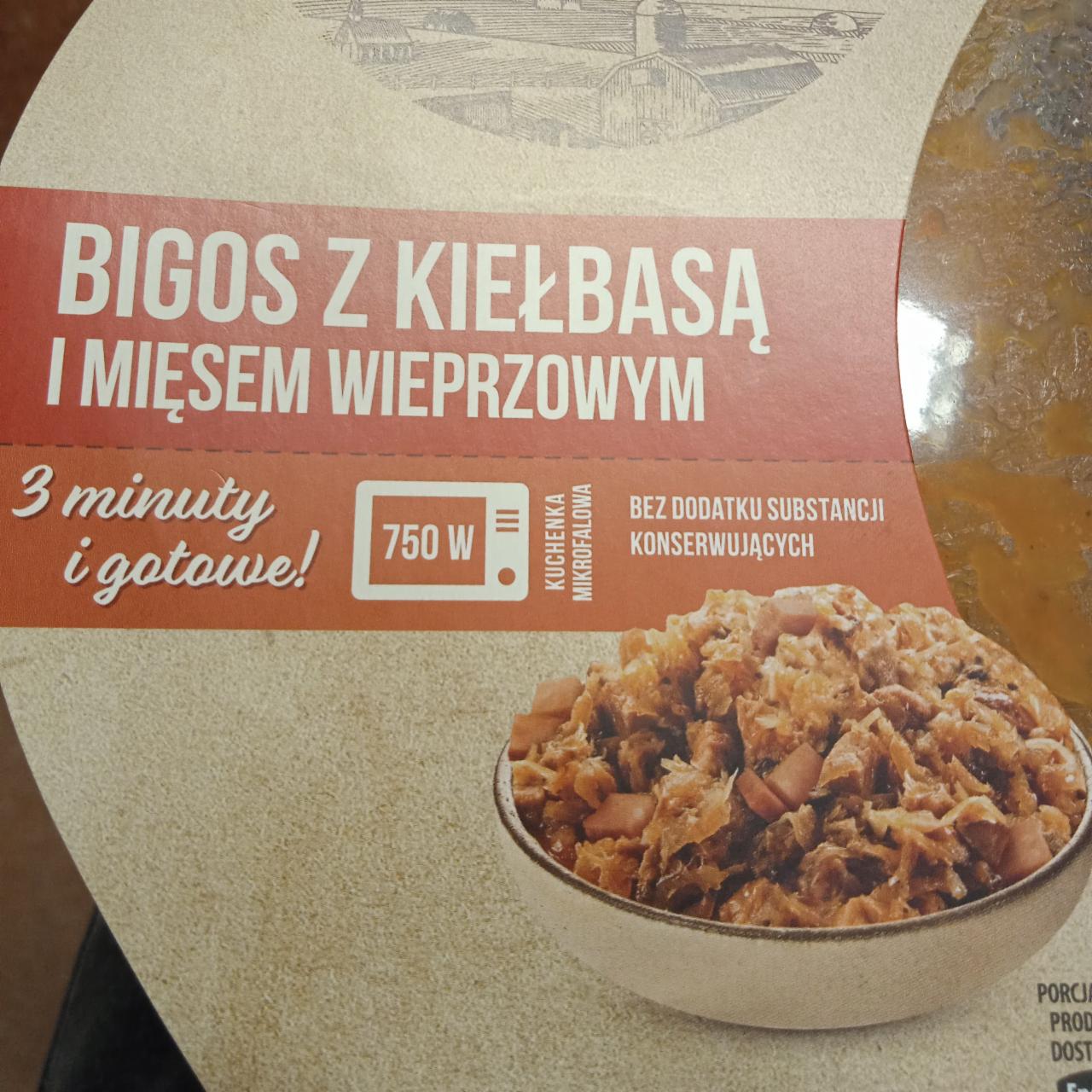 Zdjęcia - Bigos z kiełbasą i mięsem wieprzowym Nasze Smaki