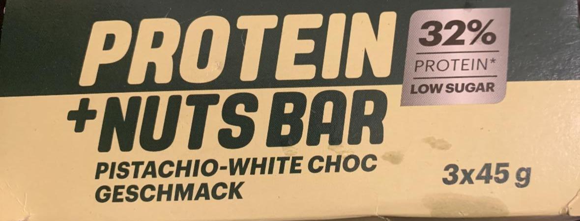 Zdjęcia - Protein & Nut High protein bar Pistachio-White choc flavour IronMaxx