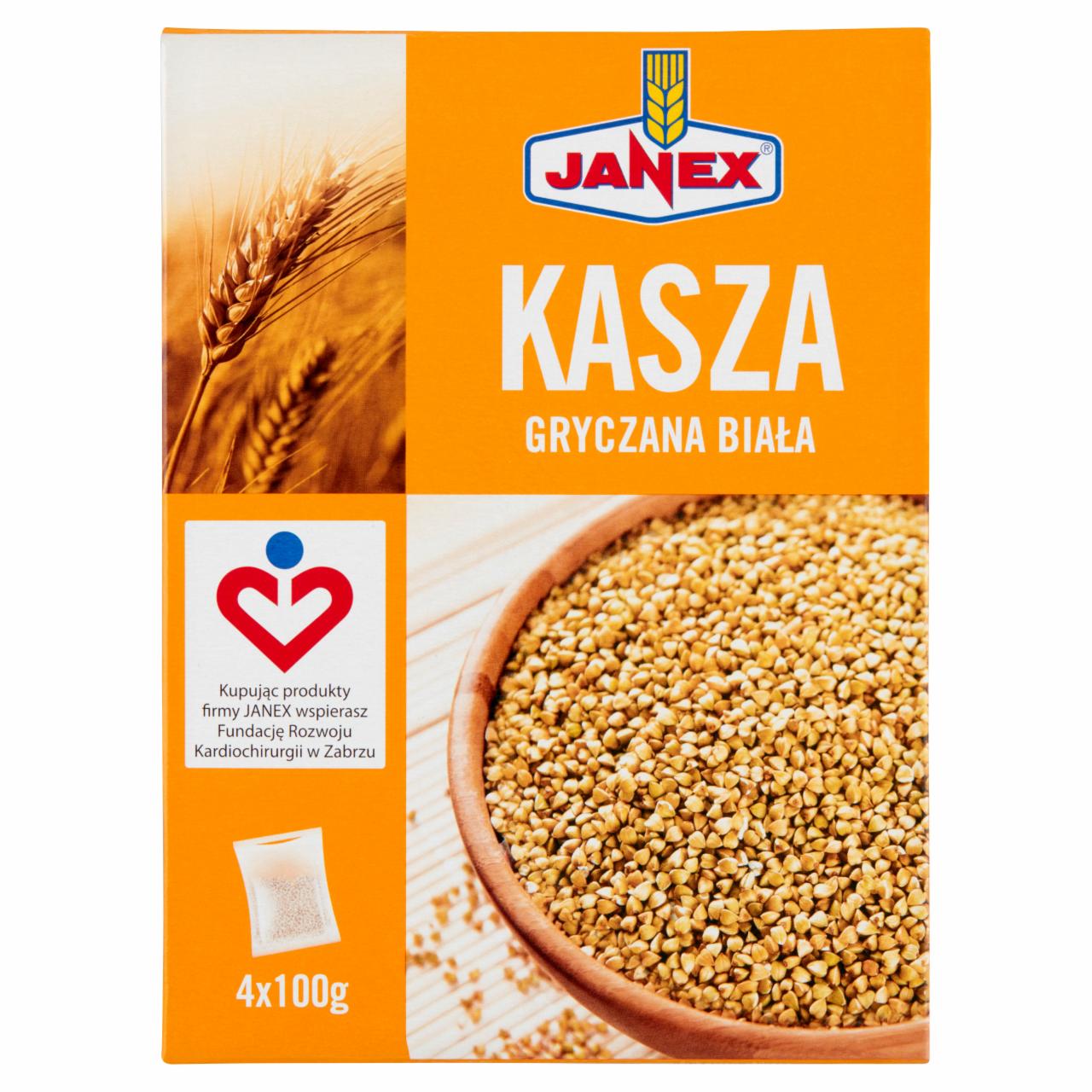 Zdjęcia - Janex Kasza gryczana biała 400 g (4 x 100 g)