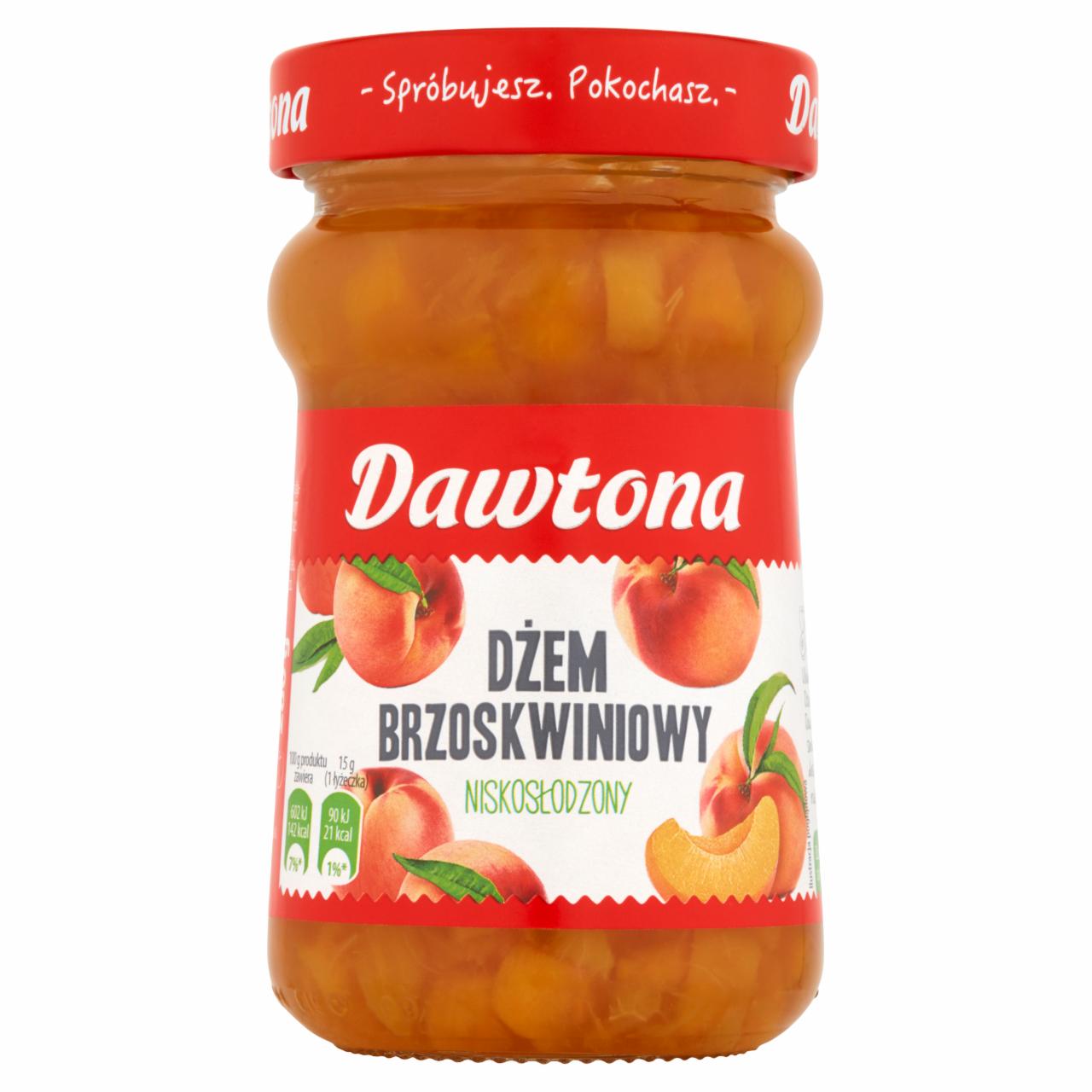 Zdjęcia - Dawtona Dżem brzoskwiniowy niskosłodzony 280 g