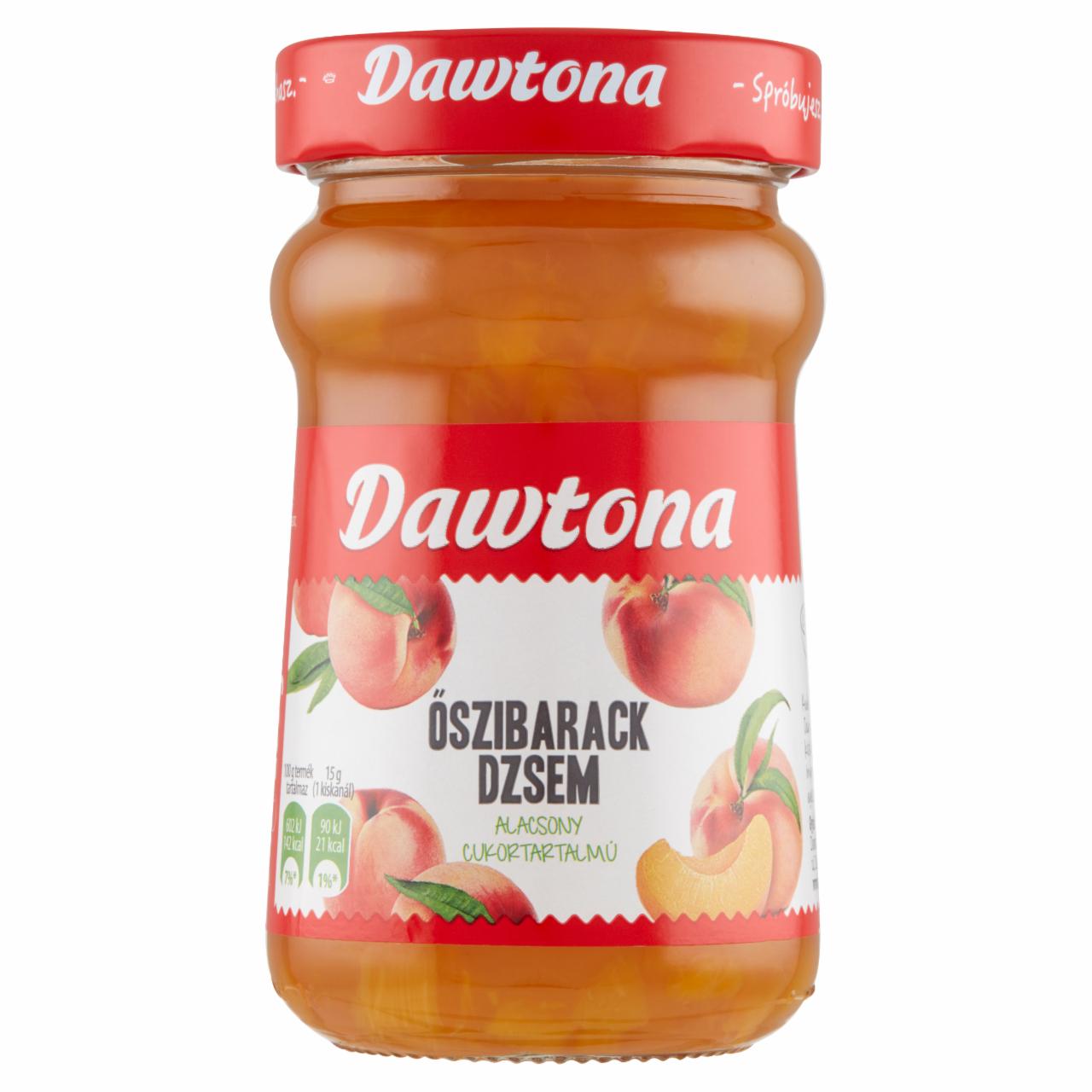 Zdjęcia - Dawtona Dżem brzoskwiniowy niskosłodzony 280 g