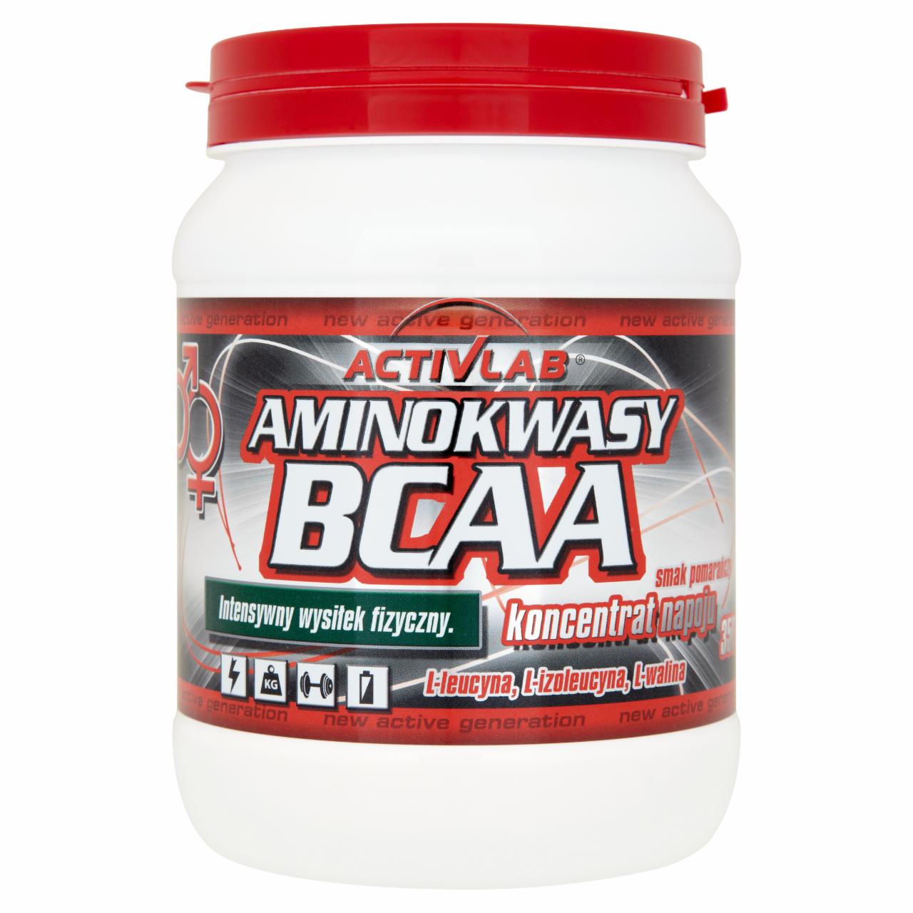 Zdjęcia - ActivLab Aminokwasy BCAA smak pomarańczy 350 g