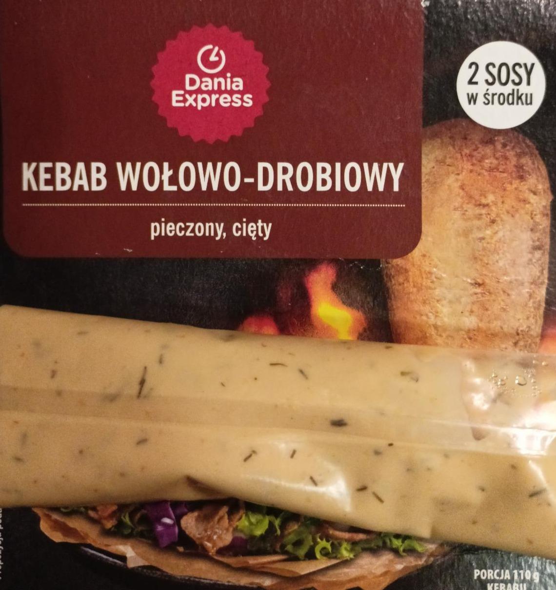 Zdjęcia - sos ziołowy kebab wołowo drobiowy Dania express Biedronka