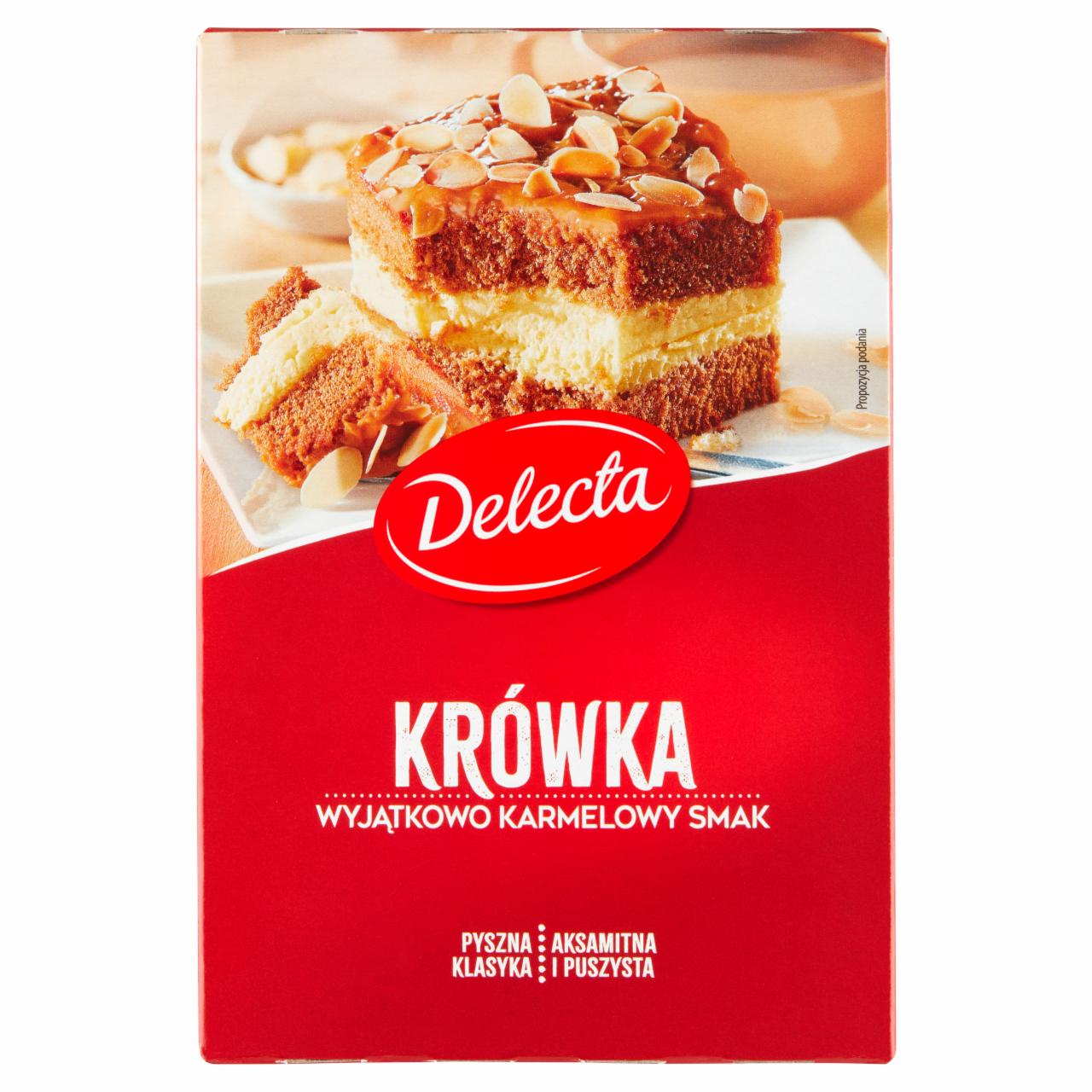 Zdjęcia - Delecta Krówka mieszanka do wypieku ciasta 530 g