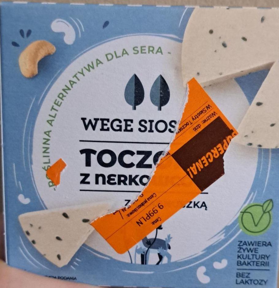 Zdjęcia - Wege Siostry Roślinna alternatywa dla sera toczony z nerkowców z czarnuszką 140 g