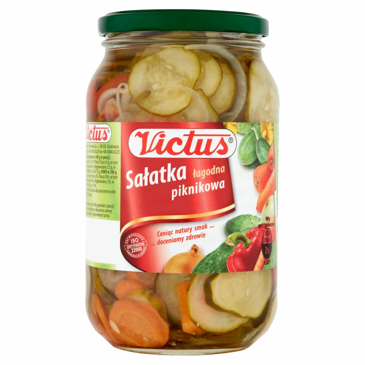 Zdjęcia - Victus Sałatka piknikowa łagodna 850 g