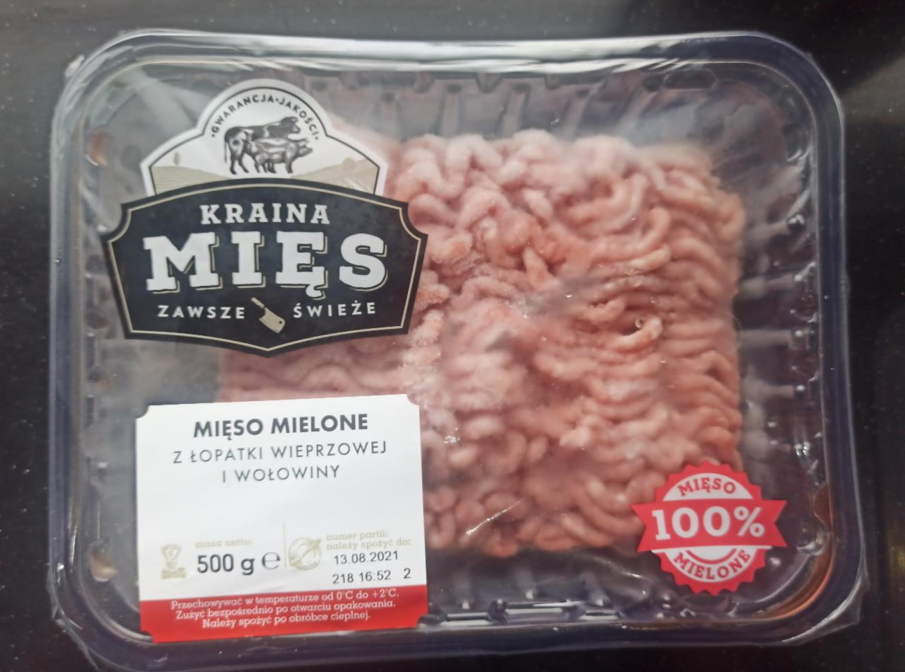 Zdjęcia - mięso mielone z łopatki wieprzowej i wołowiny kraina mięs