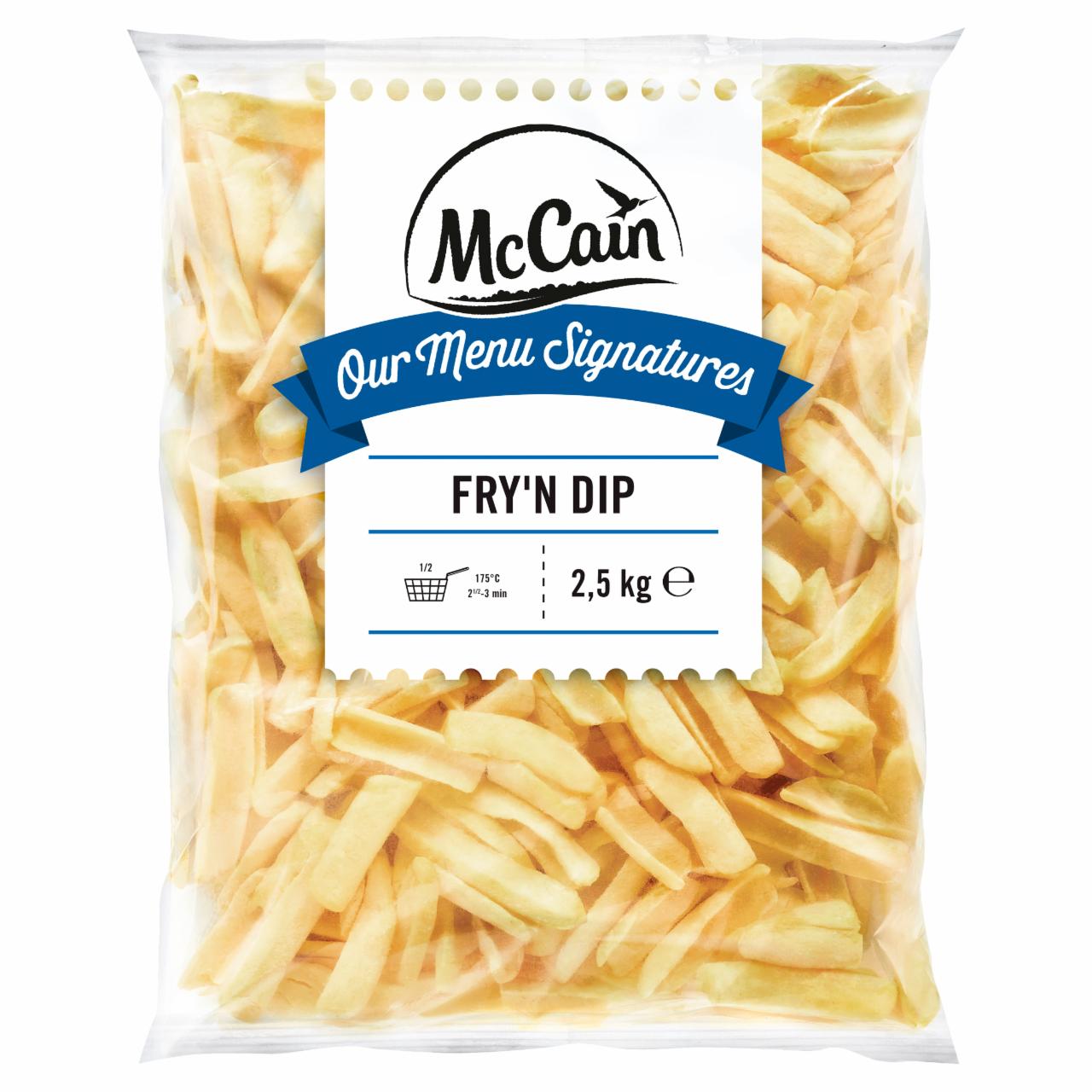 Zdjęcia - McCain Our Menu Signatures Fry'N Dip Frytki w kształcie rynienek 2,5 kg