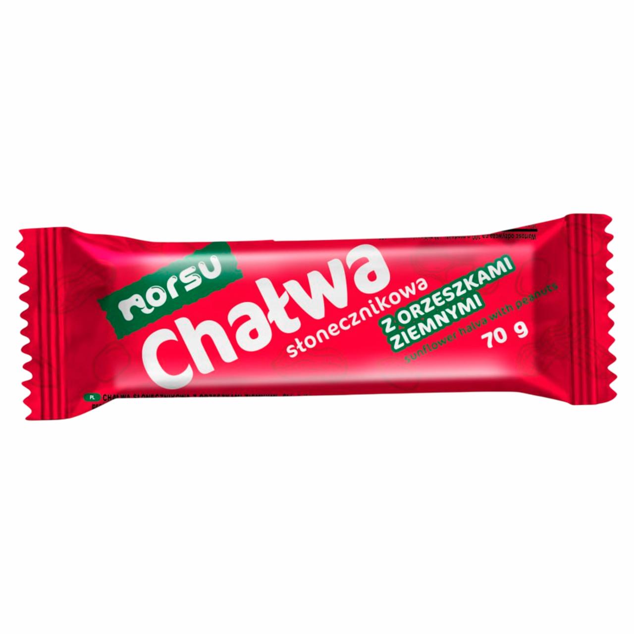 Zdjęcia - Norsu Chałwa słonecznikowa z orzeszkami ziemnymi 70 g