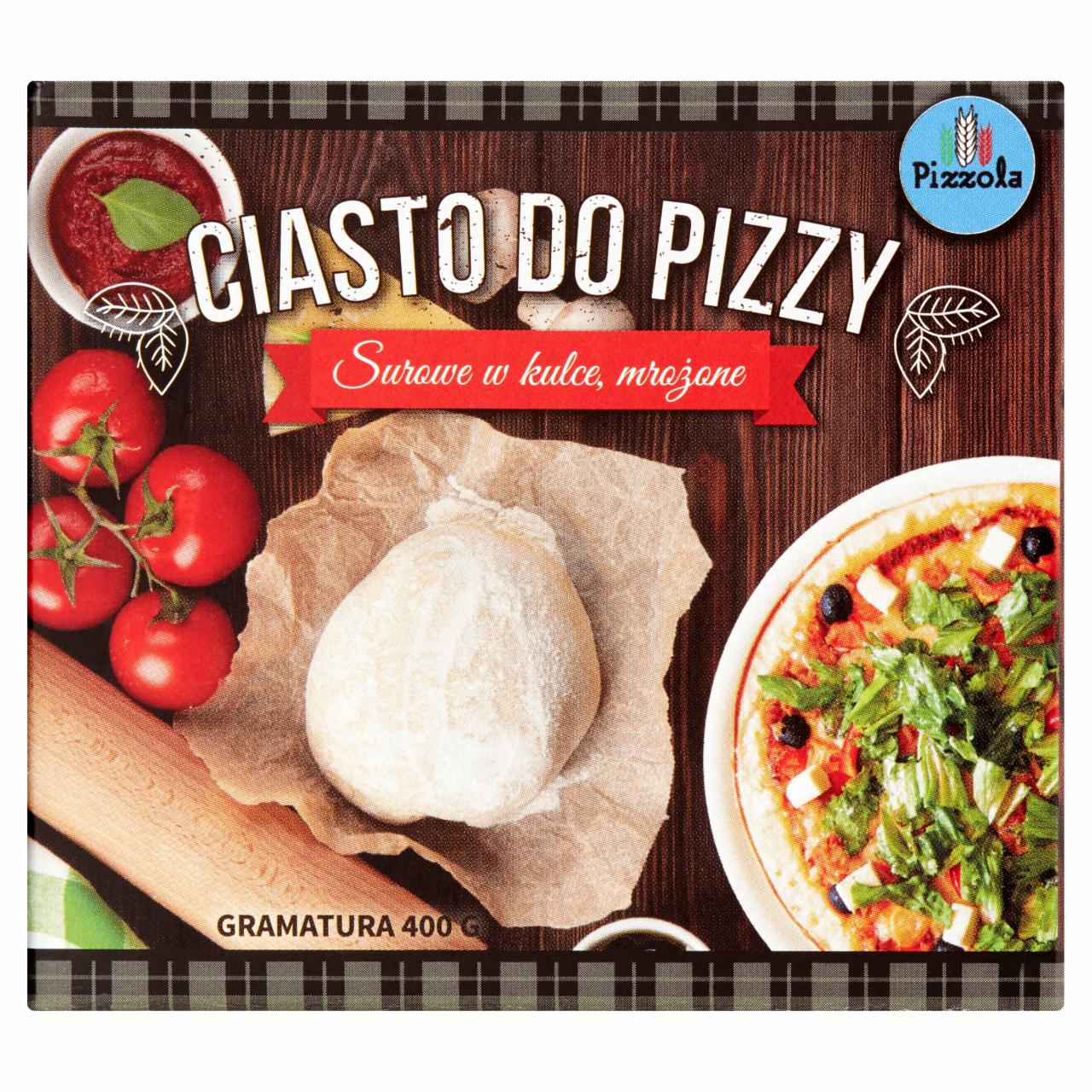 Zdjęcia - Pizzola Ciasto do pizzy surowe w kulce mrożone 400 g