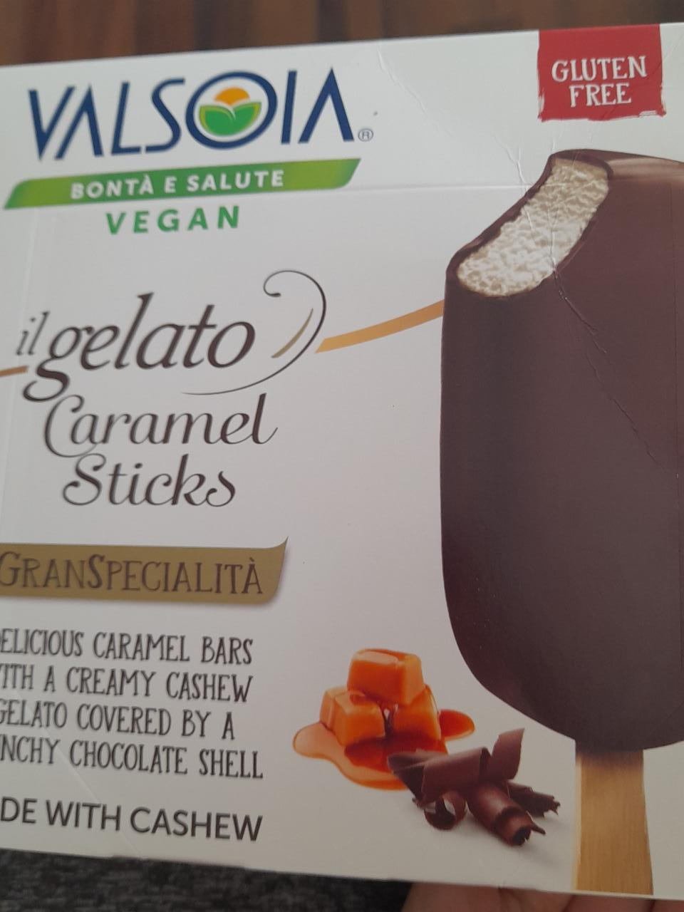 Zdjęcia - Lody Vegan caramel Valsoia