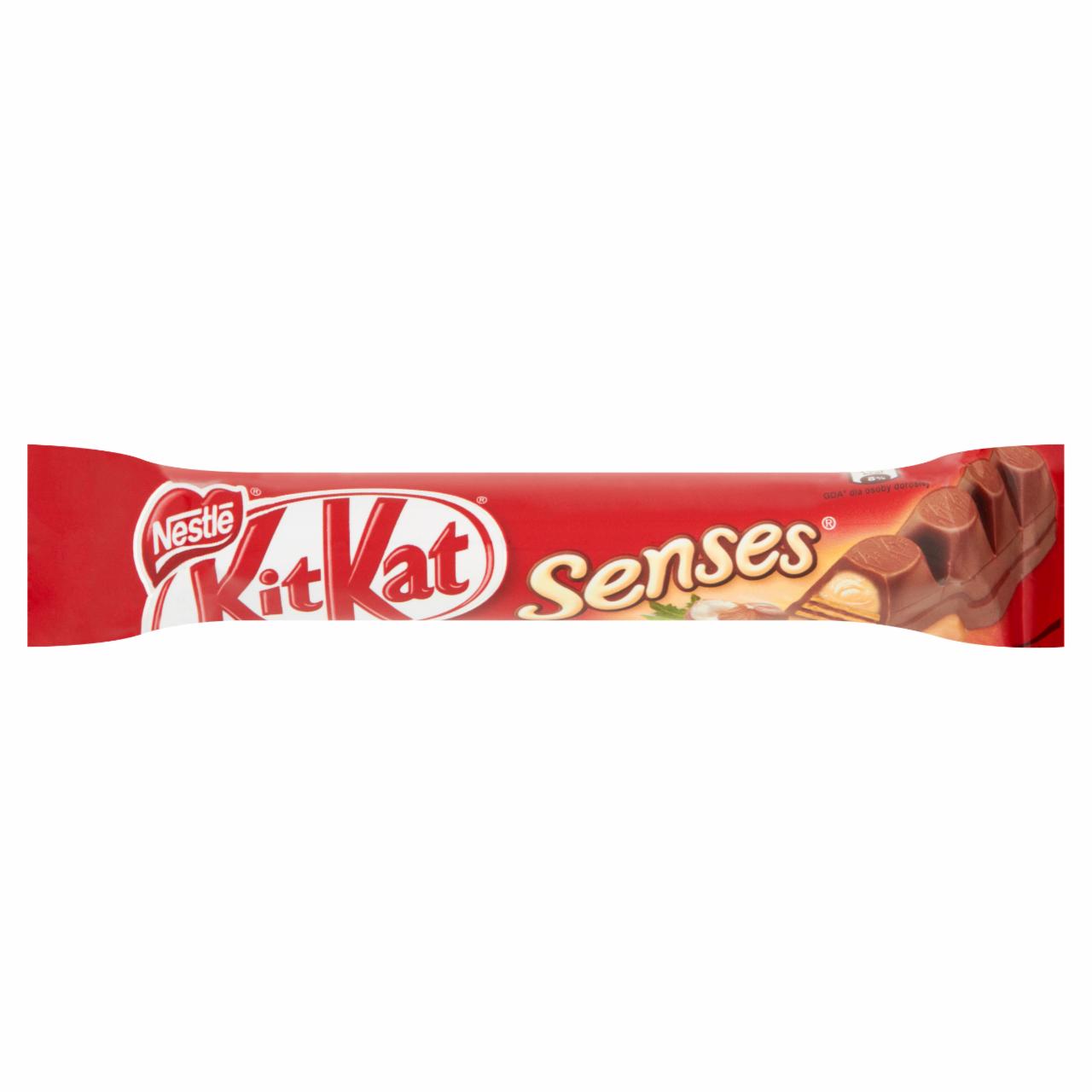 Zdjęcia - Kit Kat Senses Kruchy paluszek waflowy z kremem z orzechów laskowych w mlecznej czekoladzie 31 g