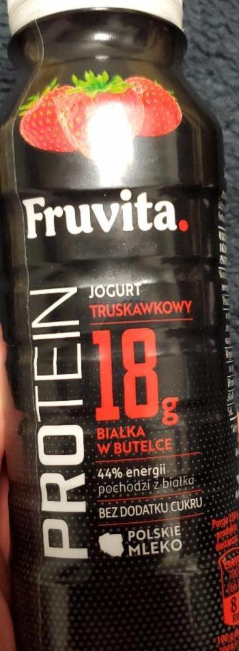 Zdjęcia - Protein Jogurt truskawkowy pitny FruVita